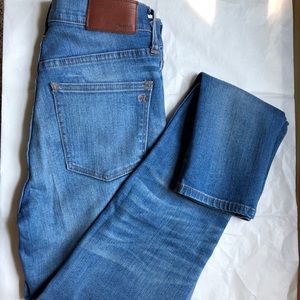 Madewell High riser 9in skinny  jeans